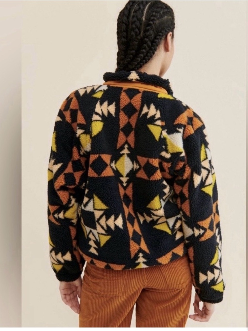 Free People Movement "Hit The Slopes" fleece jacket in Night Sky Combo Size M/L - Picture 5 of 15